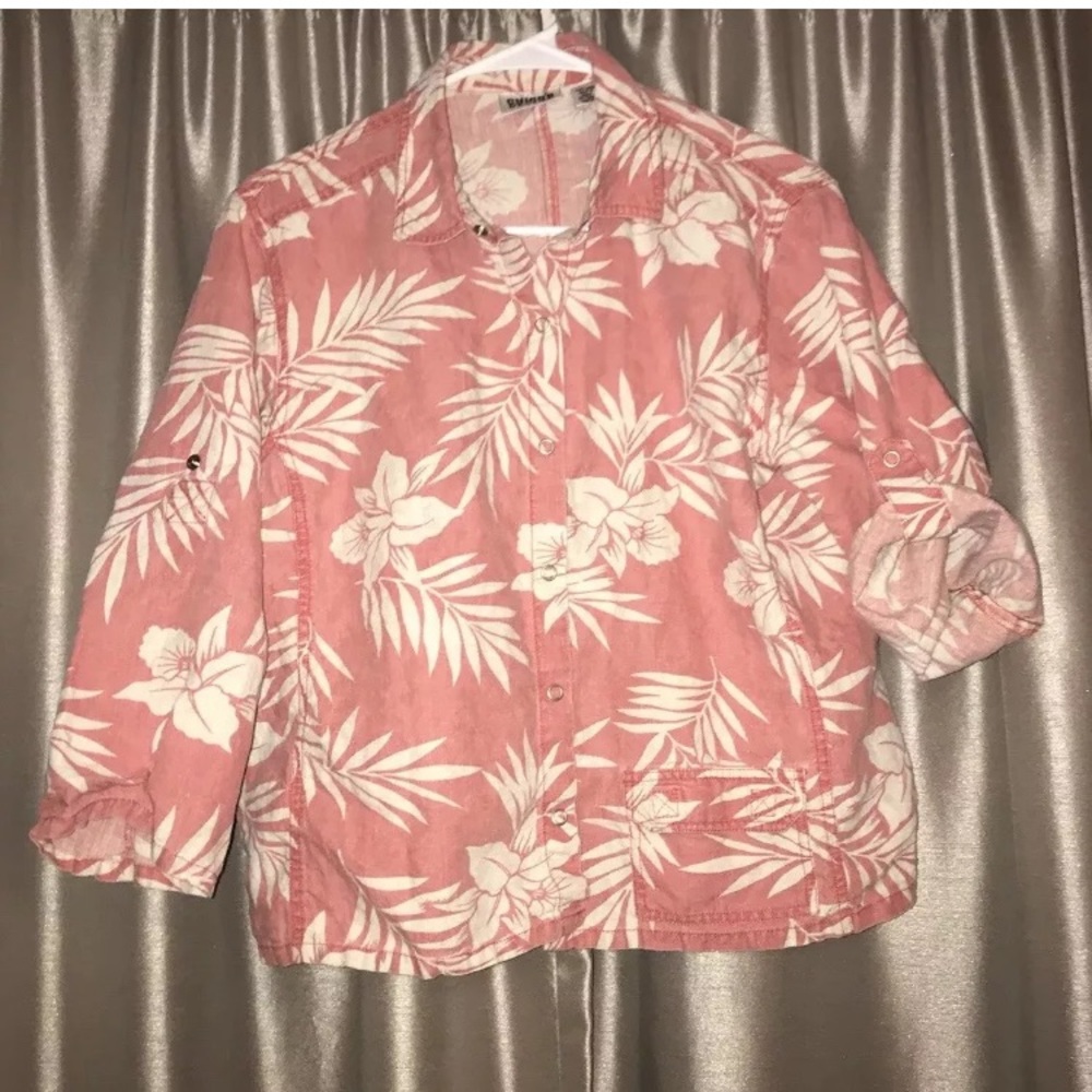 Chicos Design | Top linen Tropical Vacation (B)